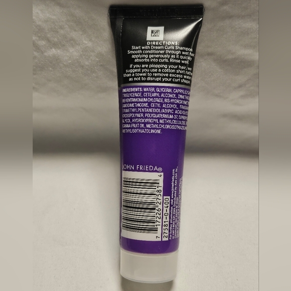 JOHN FRIEDA FRIZZ ease dream curls SLS/SLES SULFATE FREE CONDITIONER NEW - Picture 3 of 3